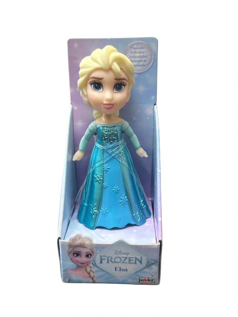 Elsa Jakks Disney Princess Mini Toddler Doll 3” Posable Figures New In Box 2025